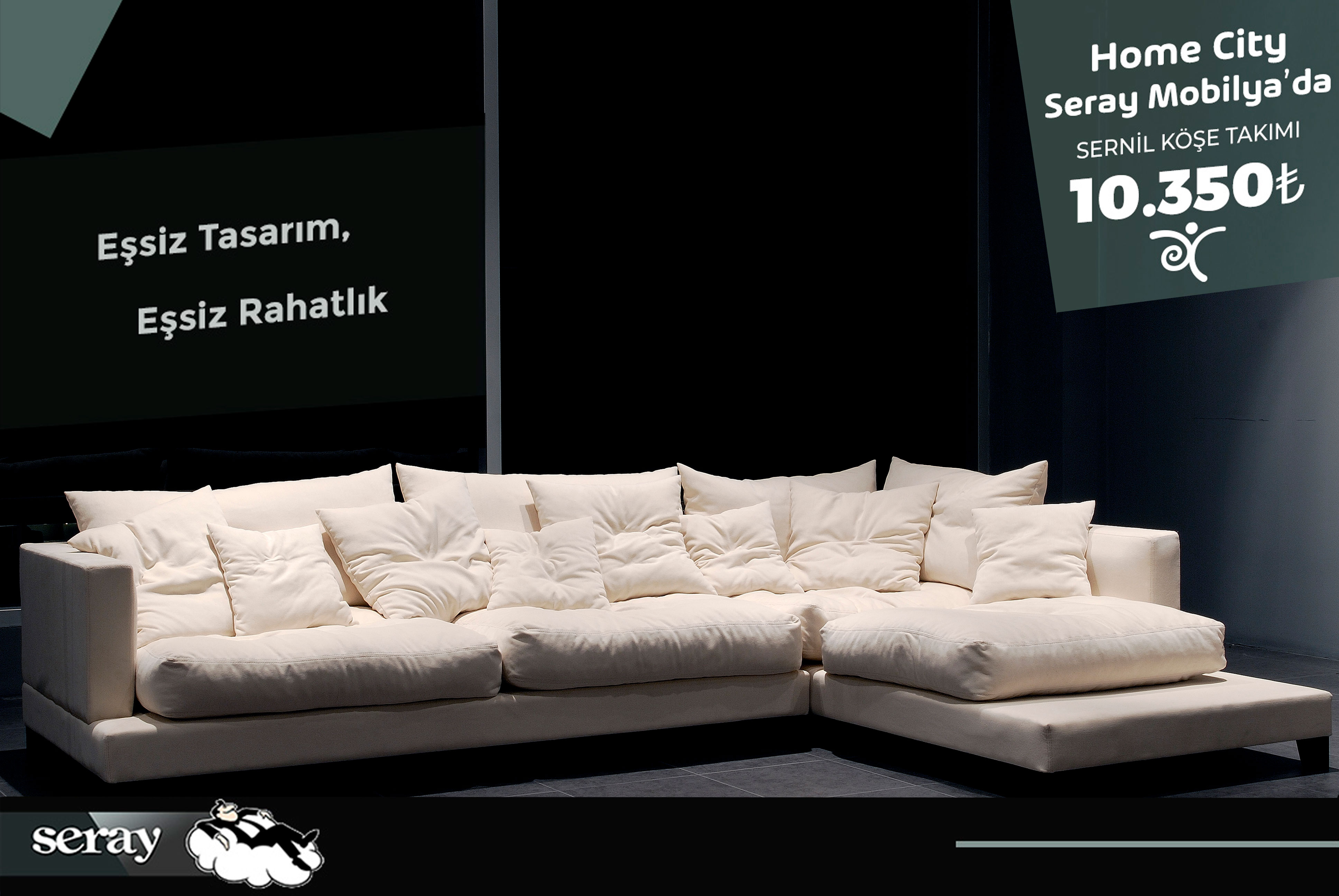 Seray Mobilya Sernil Köşe Takımında Dev Kampanya Türkiye�nin İlk